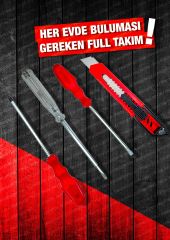 10 PCS Full Takım El Aleti Kiti Pense Kombin,3 Metre,Çekiç,Yıldız,Düz,Tamir Kiti