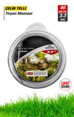 CELIK TELLI Tirpan Misinasi Motorlu Tırpan Ot Çim Biçme Universal Misine  46 METRE 3.3 MM