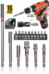 Yeni Nesil DMax Bits Uç Bağlantı Adaptör Seti Lokma Bağlantı 16PCS Tornavida Lokma Seti Matkap Ucu