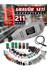 Premium Seri Devirli Çantalı Dramel Gravür Seti Hobi Taşlama Kit, Pro Ahşap oyma Seti Mengene