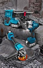 Premium Matkap Bits Bijon Sökme + 26mm Şarjlı  Kırıcı Hilti Ve Sprial Taşlama Full  Combo Kit