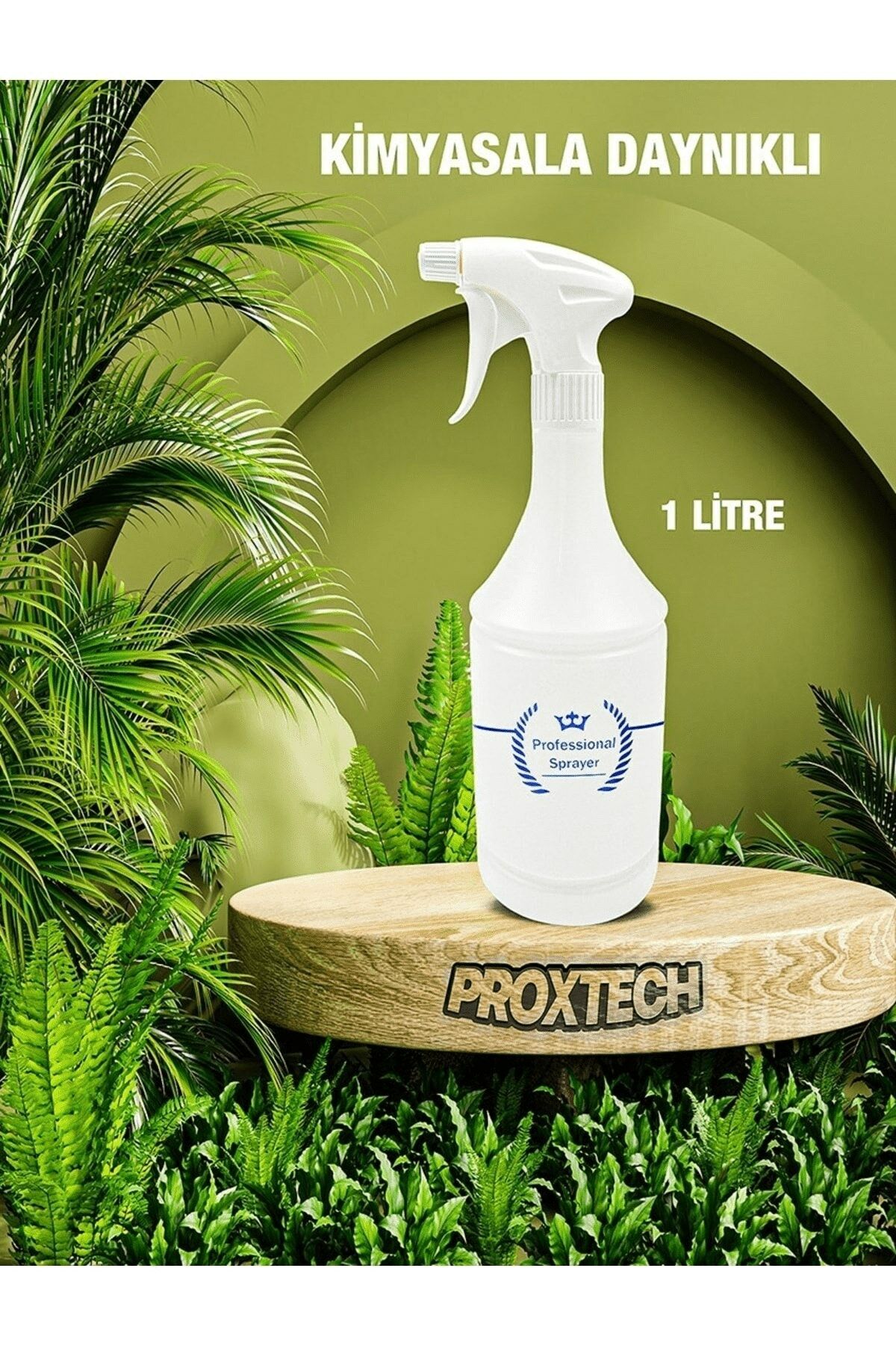 Profesyonel Kimyasala Dayanıklı Taşınabilir  Boş 1 litre Boş Fısfıs Sprey Şişesi (3 adet)