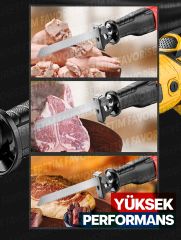Profesyonel Dönerli Devir Ayarli Bakir Sargili Beton Kemik Kesme Tilki Kuyruğu 50KG  Terazi Hediye