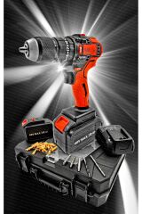 Premium Darbeli Özel PVC Çantalı Kömürsüz Bakır Motor, Güçlendirilmiş Vidalama Matkap Premium Set