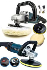 Premium Profesyonel 6Kademe Devirli  Pasta Cila Oto Kuaför Pasta Cila Polisaj Makinesi FulSet